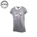 Girls Smile Tee - Sage Leaf - 13 14