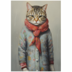 CAT Tear Resistant Deco Print Winter
