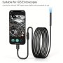 Suitable For Apple Industrial Endoscope 5.5MM/0.21 Inch Lens With A 1.3 Million/2 Million Pixel Hard Wire Bendable Micro Camera