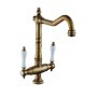 TTB044- Brass Large Spout Dual-lever Swivel Mixer