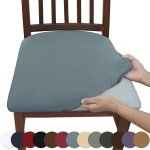 1PC Fabric Chair Cover Non-waterproof High Elasticity Seat Protector Soft And Comfortable Machine Washable Slipcover For Living