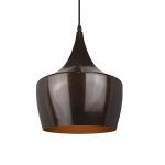 Pedro Aluminium Pendant Light Pebble Brown
