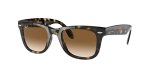 Ray-ban RB4105 Folding Wayfarer Square Sunglasses Light Havana clear Gradient Brown 50 Mm