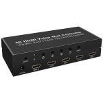 Hdsunwstd 2X2 HDMI Video Wall Controller HDMI Video Image Processor Screen Splicing 4K Output Tv Wall Processor 4 Way HDMI 180 D