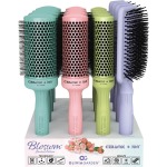Olivia Garden Ceramic & Ion Thermal Blossom Brush Display: 16 Brushes & Stand