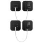 2PIECE Coded Safety Lock For Refrigerators Doors Childproof Durable - Black