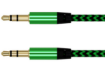 1.5M Braided 3.5MM Male To Male Stereo Audio Cable