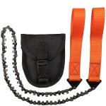 The Ultimate Pocket Chain Saw: Portable Non-slip Handle & Sharp Teeth Blades For Garden Wood Cutting Hiking & Camping