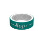 Eternal Hope Silicone Rings - Seagreen/white / 5