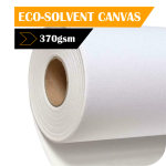 Eco-solvent Printable Canvas Poly-cotton Matte 400GSM 1.37M X 30M Roll