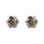DESTINY Greige Earring With Crystals From Swarovski In A Macaroon Case