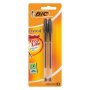 BIC Crystal Black Ballpoint Pen 2 Pack
