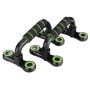 1 Pair Detachable H-shape Push-up Bars - Green