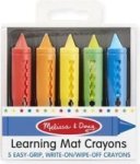 Learning Mat Crayons