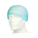 Mop Caps 18 Single Stitch White