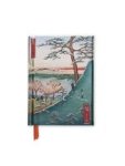 Hiroshige: Meguro Foiled Pocket Journal Notebook Blank Book