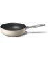 Smeg All Hobs Non-stick Wok 30 Cm Diameter Cream