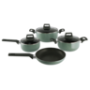 Marine Pressed Aluminium Cookware Set 7-PIECE