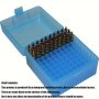 1pc PP Material 100rounds Ammo Box Suitable For 17 MACH 4 17/221/222/223 Rem Round Ammo Box Indoor Outdoor Training Ammo Storage Box