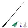 1.8M Long Retractable Interactive Cat Toy Rod With Bell Cat Toys