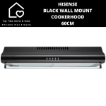 Hisense Black Wall Mount Cookerhood - 60CM