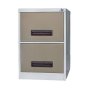 Steel Office Filing Cabinet 2 Drawer File Knock Down Requires Assembly 71 X 47 X 63 Cm 2FC01KD-IVORYKAROO