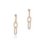 Lula Short Gate Earrings - 18KT Rose Gold Vermeil