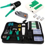 1 Set Network Tool Kit For CAT5 CAT5E CAT6 11 In 1 Portable Ethernet Cable Crimper Kit With A Ethernet Crimping Tool 8P8C 6P6C