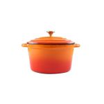 6L Orange Oval Casserole