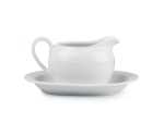 Noritake Arctic White Gravy Boat & Saucer Set
