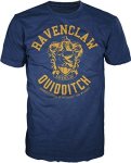 Harry Potter Ravenclaw Quidditch Mens Blue Hogwarts T-Shirt Medium