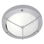 270MM Round Grid Light- Silver black IP54 Es