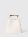 Martha Metal Handle Bag - 0 Ivory