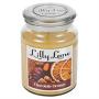 Chocolate And Orange Scented Candle Large Lidded Mason Glass Jar – Wax Capacity 510GRAMS Burn Time Up To 75 Hours High Quality