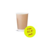 Cup Kraft D wall Hot 350ML 25