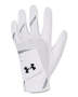 Boys' Ua Iso-chill Golf Glove - White / Lymd
