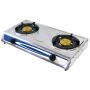 2 Plate Gas Stove 2 Burner Stainless Steel Stove High Heat Output