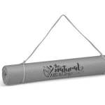 Yoga Mat With Carry Strap - Grey Yoga Mat With Carry Strap