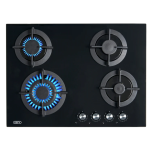 Defy Gemini Gas On Glass Hob