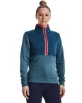 Women's Ua Storm Sweaterfleece Zip - Petrol Blue LG