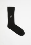 Polo Plain Logo Sock - Black