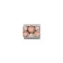 Composable Classic Link 9K Gold Pink Coral Cluster