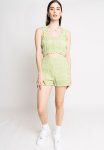 Shirred Shorts - Green