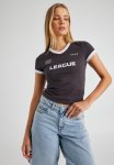 Fitted V Neck Tee - BLACK 98