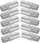 10PCS Coax Adapter Male To Female Connector For Stable Signal Transmission