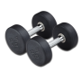 Alphastate Round Pu Dumbbells - 2X 20KG