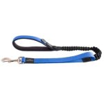 Rogz Utility Bungee Medium Dog Leash - Blue Reflective Waggs Online Pet Shop
