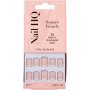 Nail HQ Square French Nails 24S