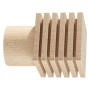 Curtain Rod Final Line Cube Light Oak 28MM