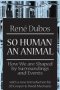 So Human An Animal - How We Are Shaped By Surroundings And Events   Paperback New Edition